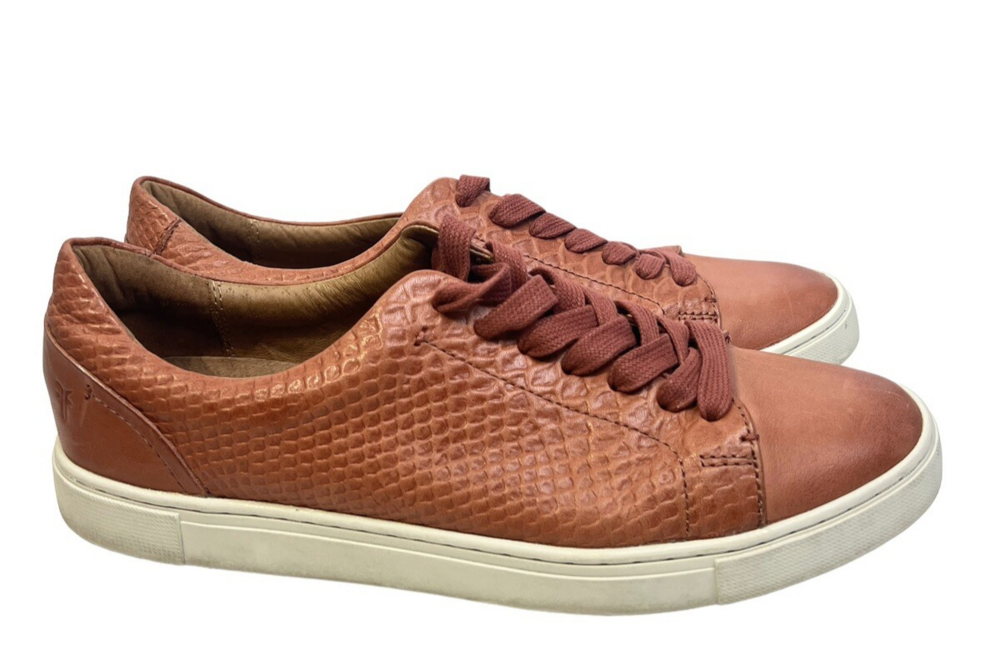 FRY Ivy Low Lace 3470378-ROS Rosewood Women Shoes 9.5 M